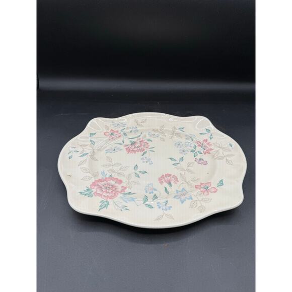 Johnson Brothers LYNTON Oval Platter Made in England Pink Flowers 11” - Picture 2 of 8